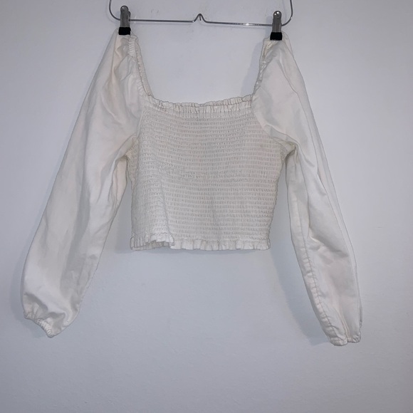 AE Smocked Long-Sleeve Top - Picture 9 of 13